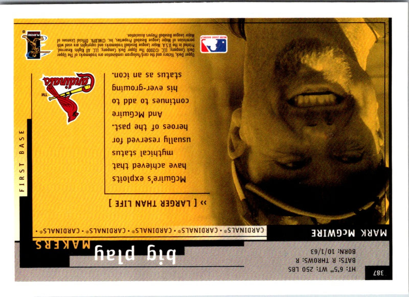 2000 Upper Deck Victory Mark McGwire