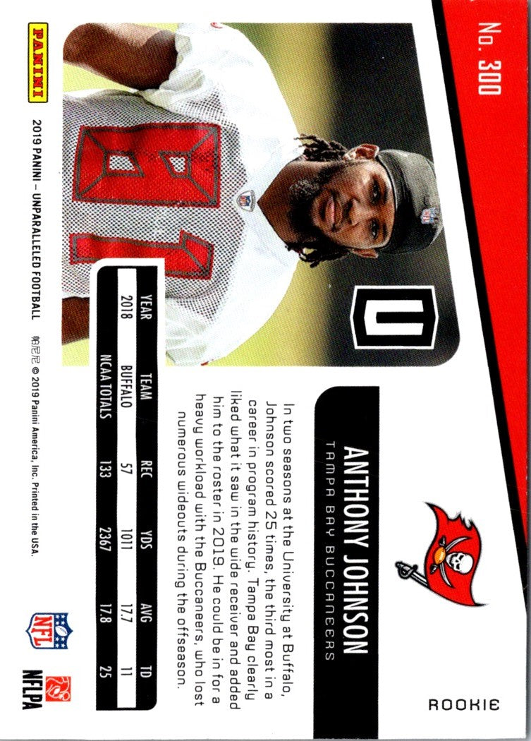 2019 Panini Absolute Anthony Johnson