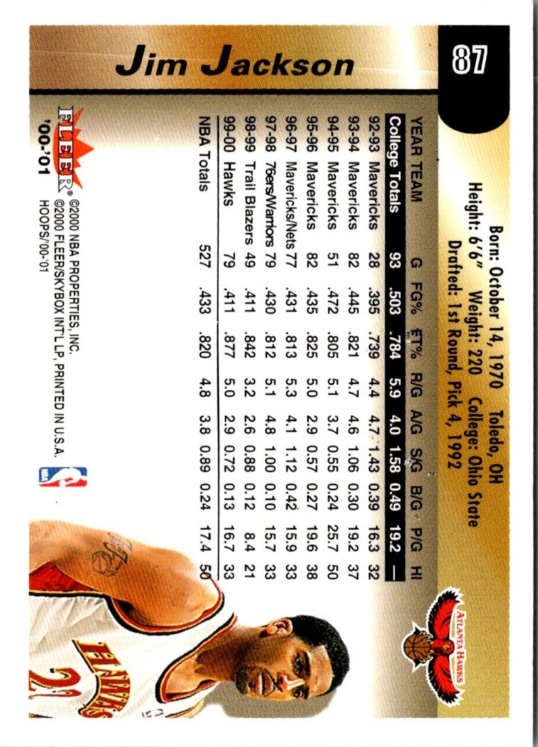 2000 Hoops Hot Prospects Jim Jackson