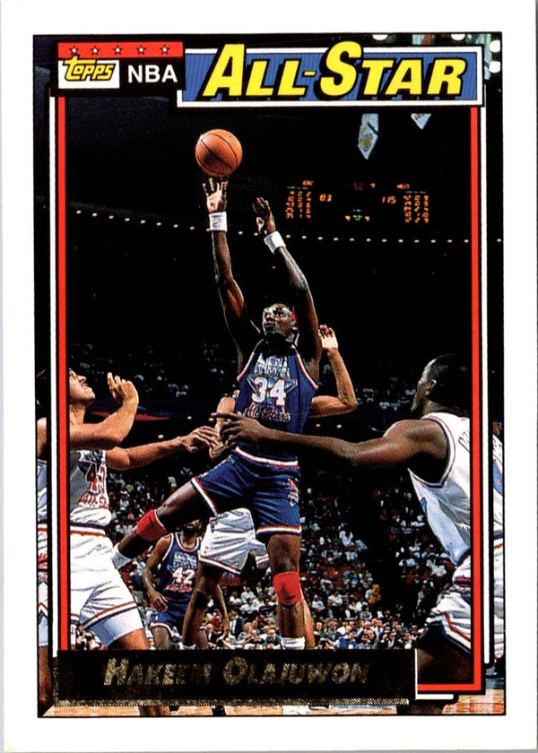 1992 Topps Gold Hakeem Olajuwon #105