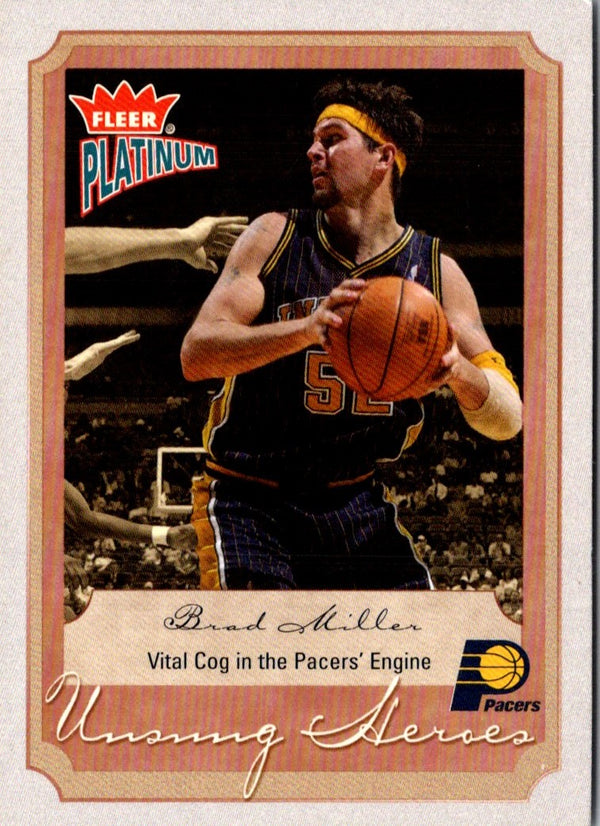 2002 Fleer Platinum Brad Miller #160