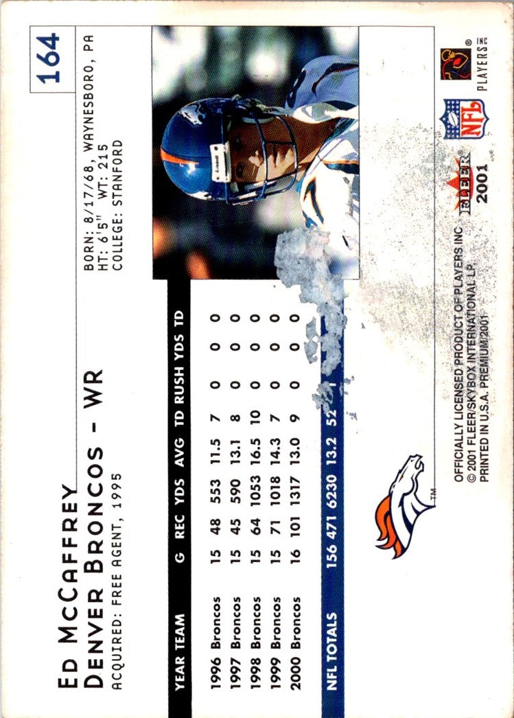 2001 Fleer Premium Ed McCaffrey