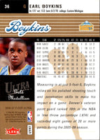 2006 Ultra Gold Medallion Earl Boykins #36