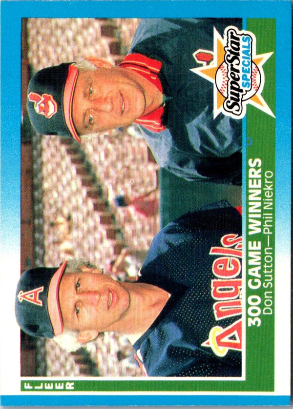 1987 Fleer Don Sutton/Phil Niekro #626