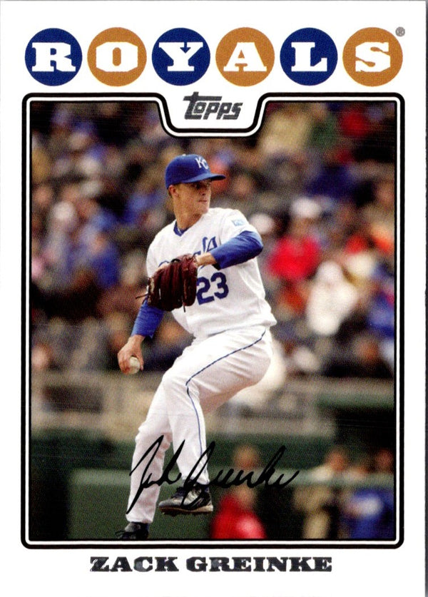 2008 Topps Zack Greinke #46