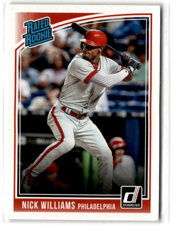 2018 Donruss Optic Red and Yellow Nick Williams #32