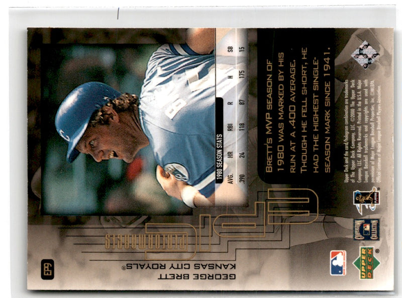 2000 Upper Deck Hitter's Club Epic Performances George Brett