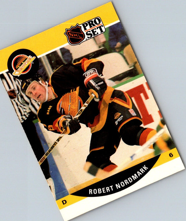 1990 Pro Set Robert Nordmark #547 Rookie