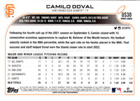 2022 Topps Update Camilo Doval #US30