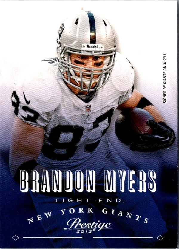 2013 Panini Prestige Brandon Myers #131