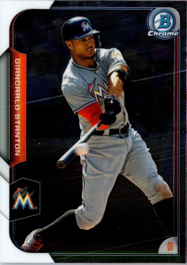 2015 Bowman Chrome Giancarlo Stanton #131