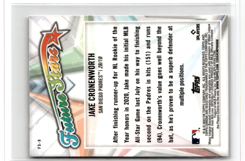 2021 Panini Chronicles Magnitude Jake Cronenworth