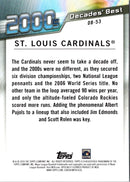 2020 Topps Decades' Best (Series 2) St. Louis Cardinals