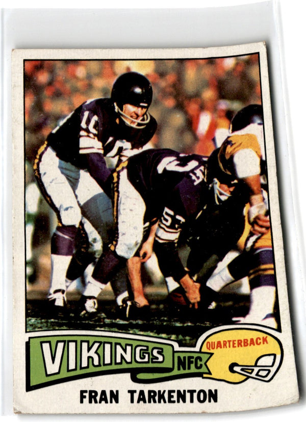 1975 Topps Fran Tarkenton #400