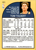 1990 Hoops Tom Tolbert #121 Rookie