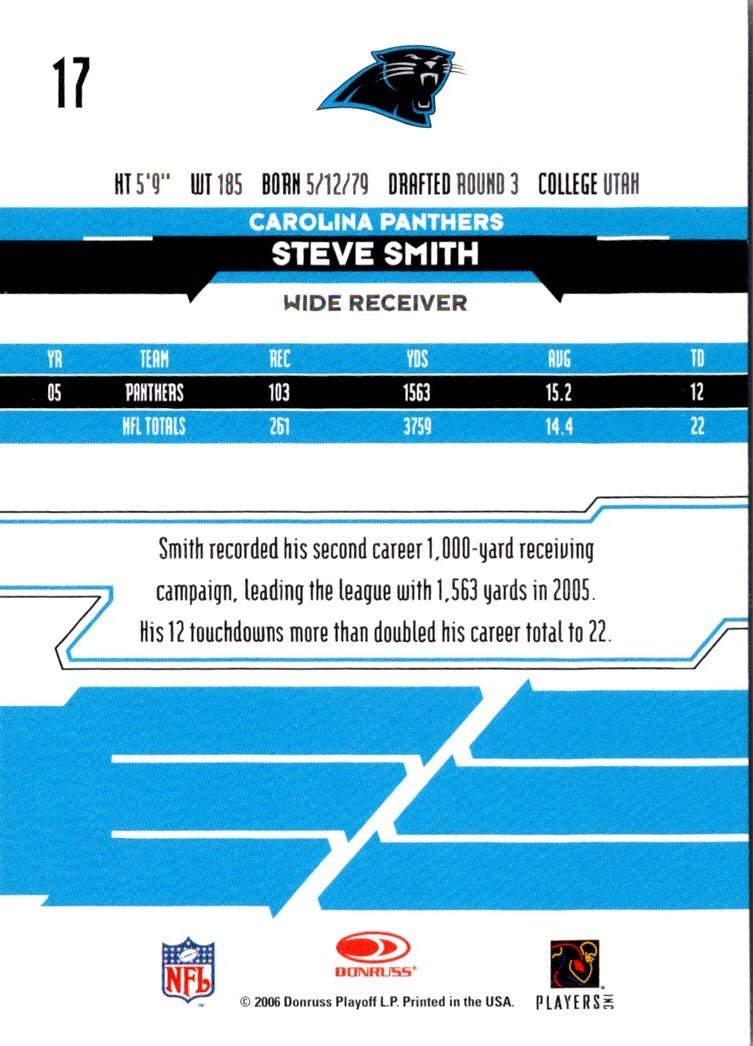 2006 Leaf Rookies & Stars Steve Smith