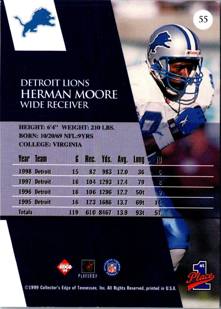 1999 Collector's Edge First Place Herman Moore