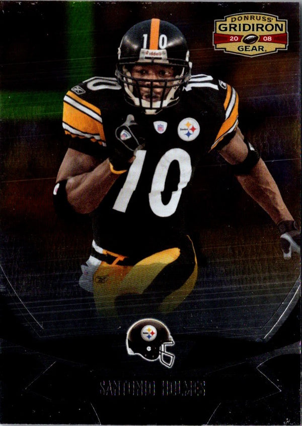 2008 Donruss Gridiron Gear Santonio Holmes #79