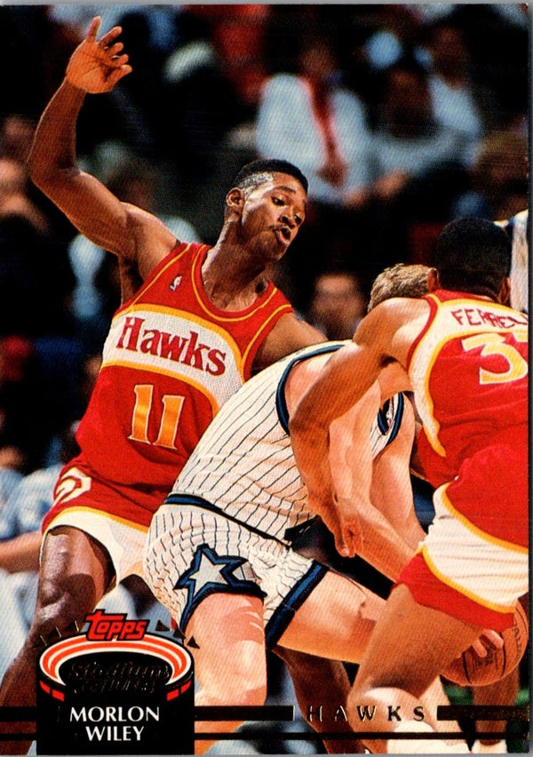 1992 Stadium Club Members Only Morlon Wiley #283