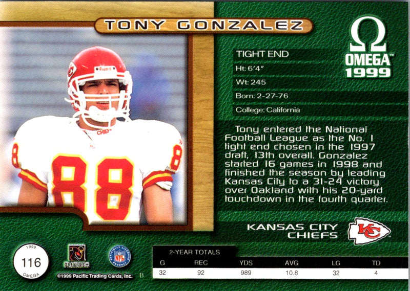 1998 Pacific Tony Gonzalez