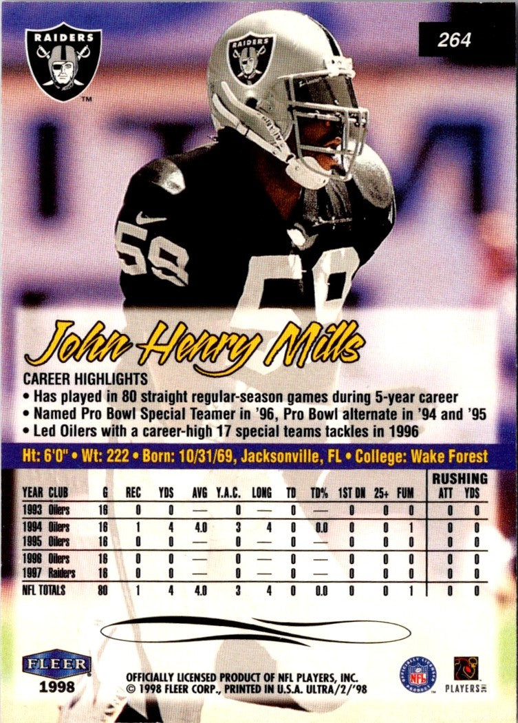 1998 Ultra John Henry Mills