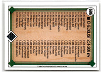 1989 Upper Deck Checklist: #696