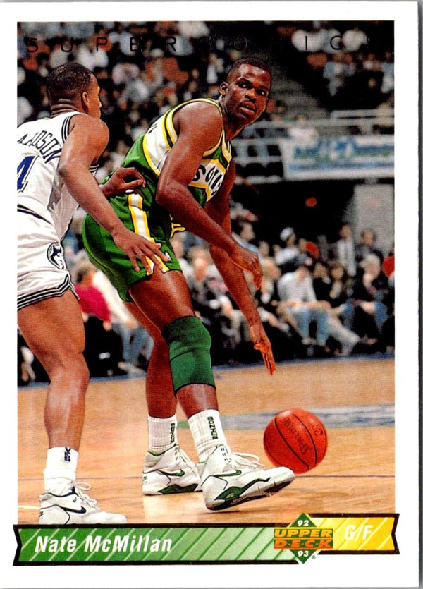 1992 Upper Deck Nate McMillan #291