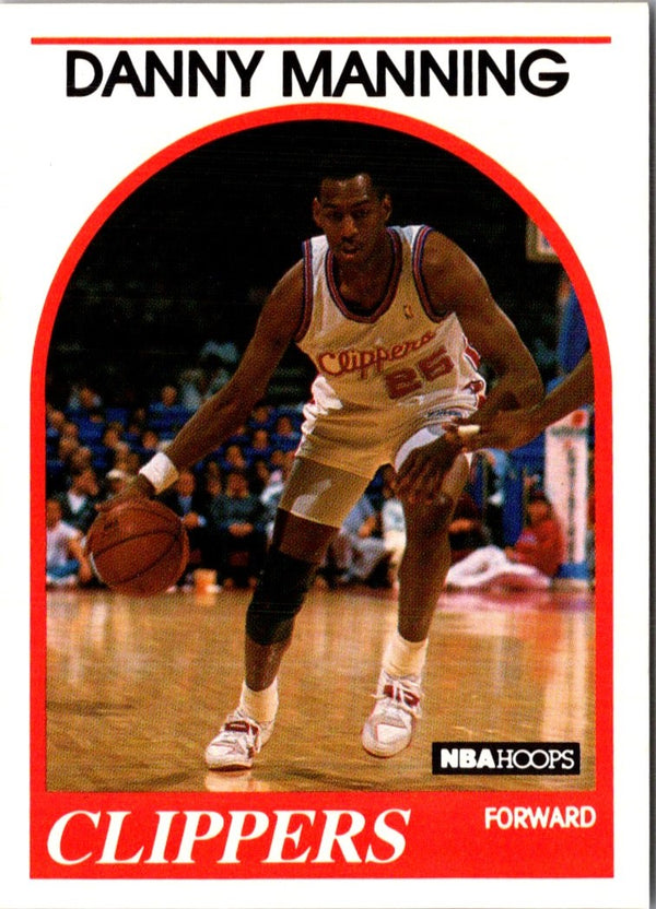 1989 Hoops Danny Manning #40 Rookie