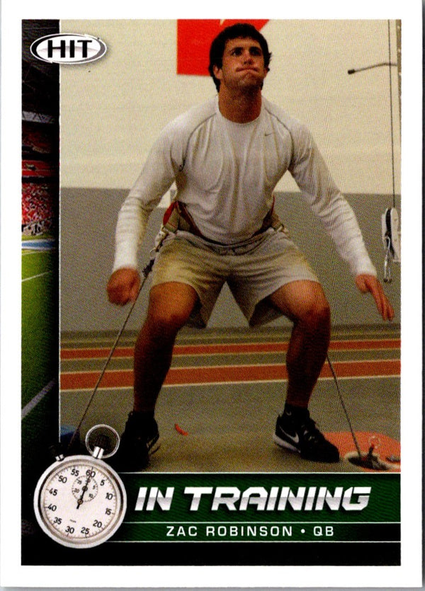 2010 SAGE HIT Zac Robinson #71