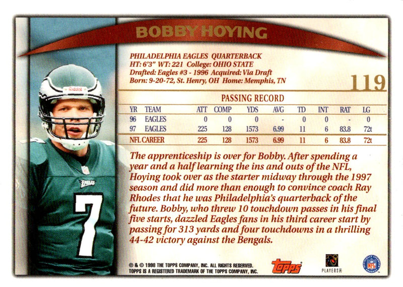 1998 Topps Bobby Hoying