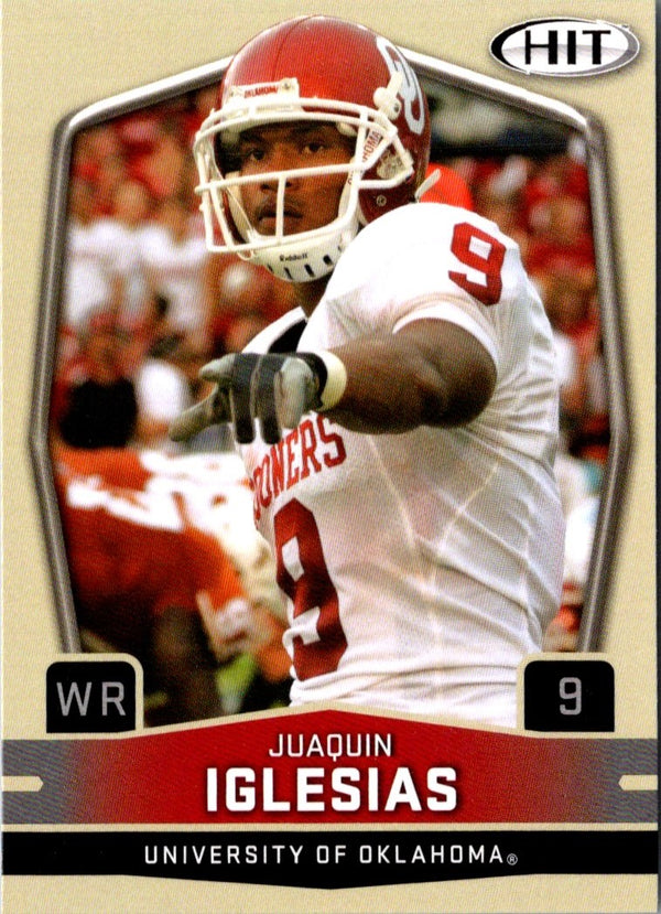 2009 SAGE HIT Glossy Juaquin Iglesias #89