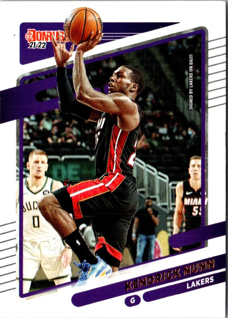 2021 Donruss Kendrick Nunn