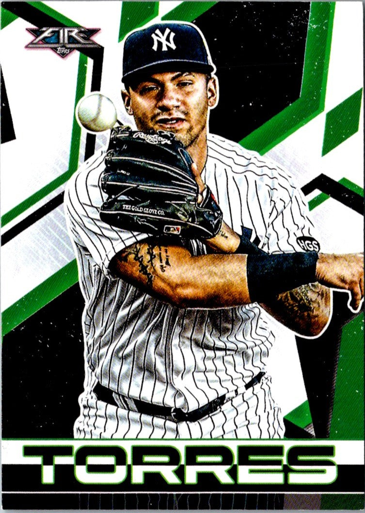 2021 Topps Fire Gleyber Torres