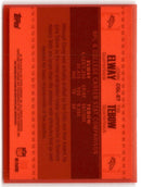 2010 Topps Chrome Gridiron Lineage John Elway/Tim Tebow