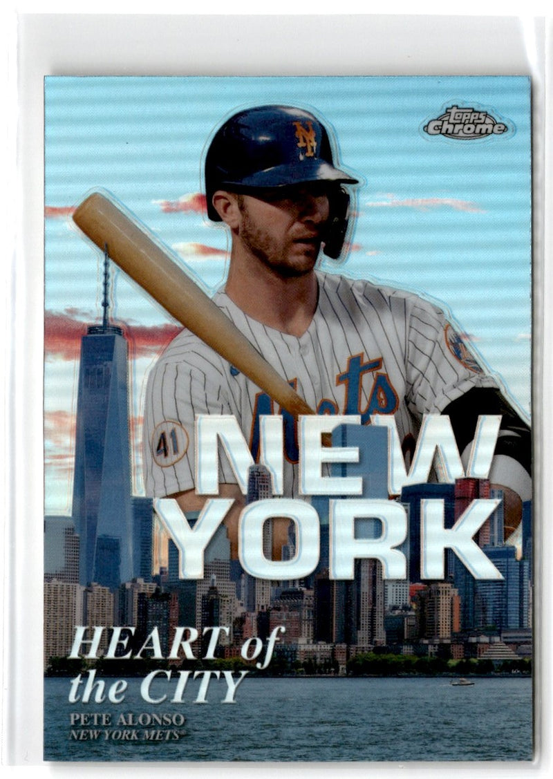 2022 Topps Chrome Heart of the City Pete Alonso