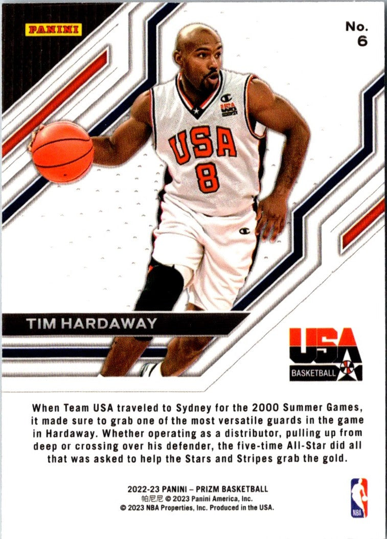 2022 Panini Prizm USA Basketball Tim Hardaway