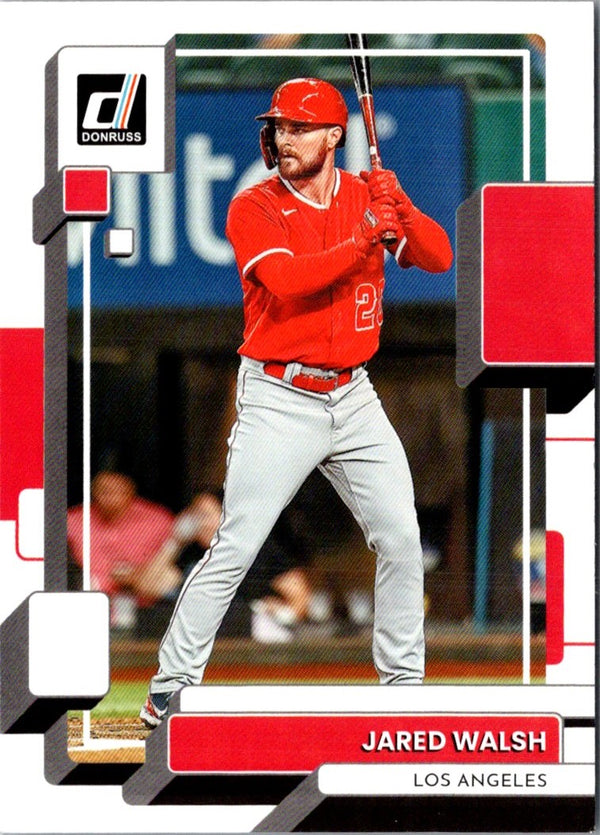 2022 Donruss Holo Red Jared Walsh #158