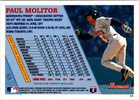 1998 Stadium Club Paul Molitor #6