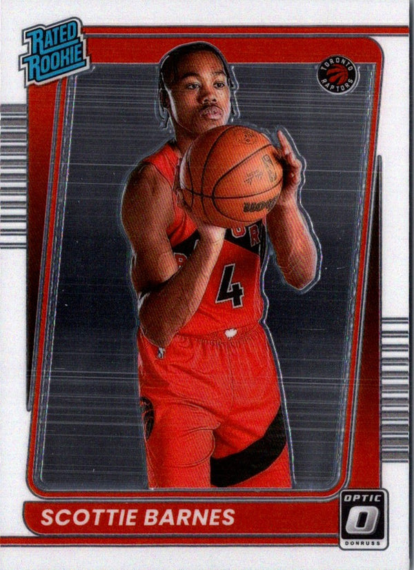 2021 Donruss Optic Choice Red & Green Scottie Barnes #186