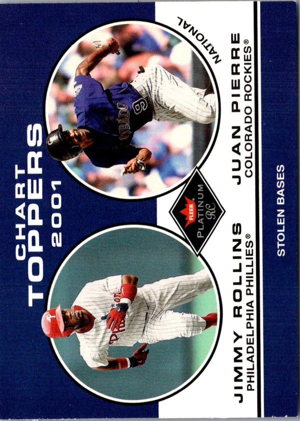 2001 Fleer Platinum Jimmy Rollins/Juan Pierre #428