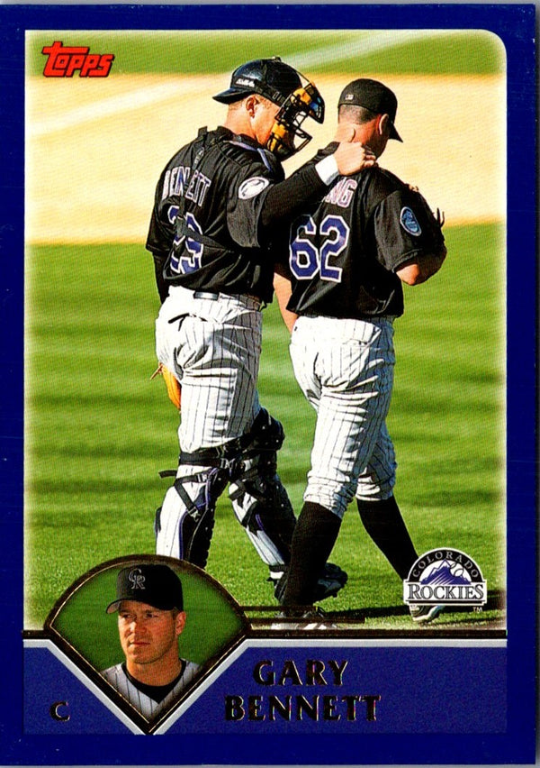 2003 Topps Home Team Advantage Gary Bennett #198