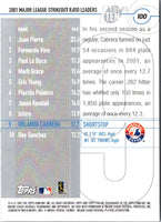 2002 Topps Ten Orlando Cabrera #100