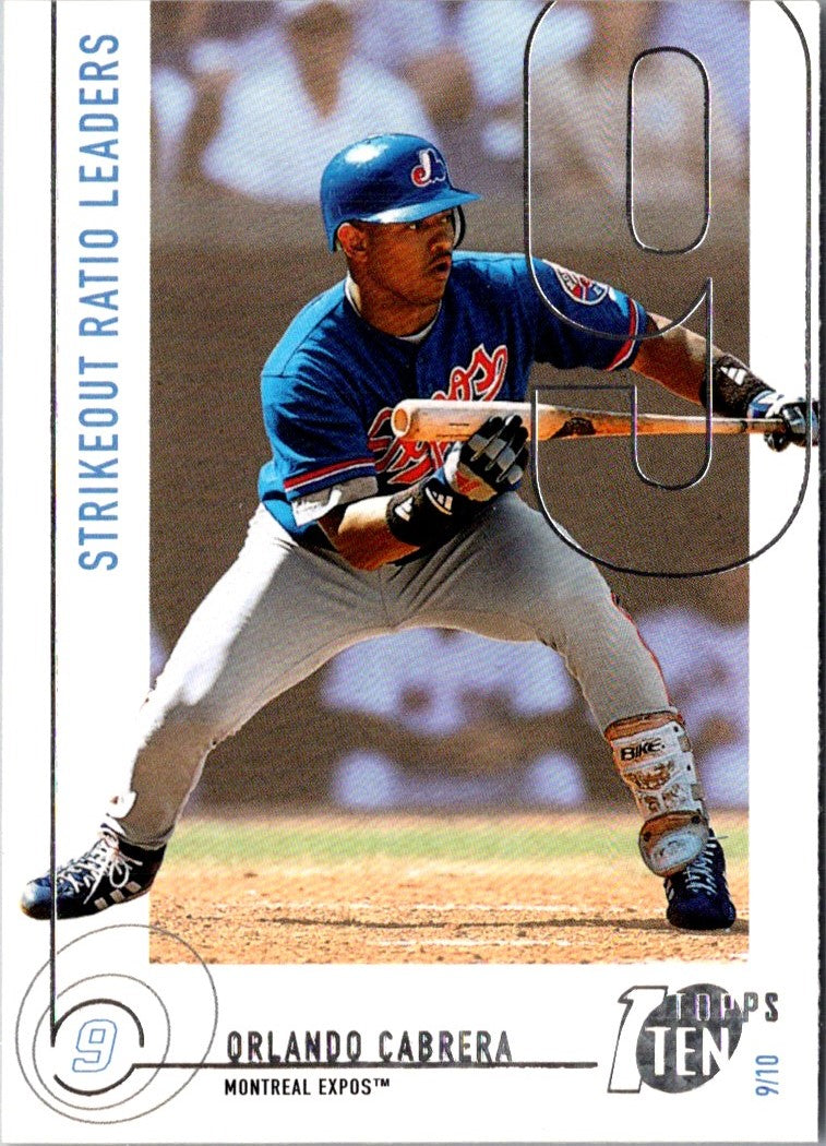 2002 Topps Ten Orlando Cabrera