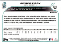 2022 Topps Chrome Update George Kirby #USC138 Rookie