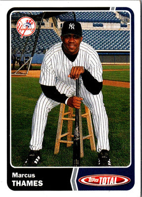 2003 Topps Total Silver Marcus Thames #399