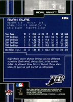 2003 Ultra Gold Medallion Ryan Rupe #115