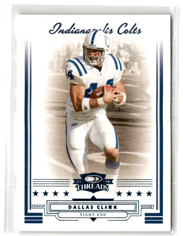 2006 Donruss Threads Retail Blue Dallas Clark #14 191/200