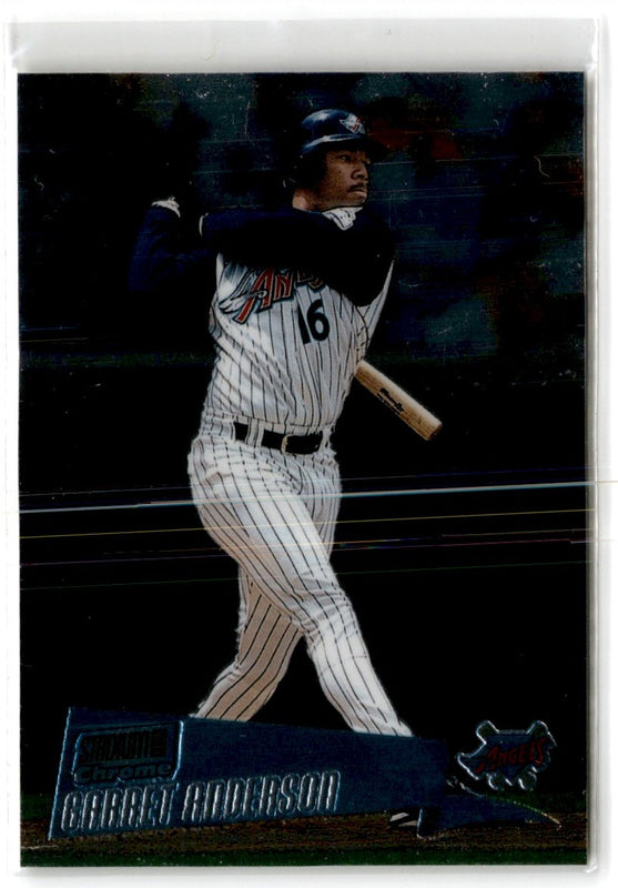 2000 Stadium Club Chrome Garret Anderson #55