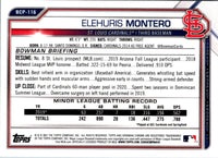 2021 Bowman Chrome Prospects Elehuris Montero #BCP-116