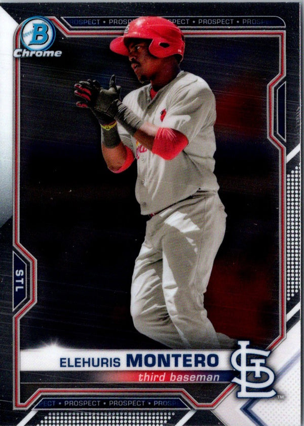 2021 Bowman Chrome Prospects Elehuris Montero #BCP-116